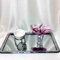 فازات ميني زجاج زهرة الماغنوليا