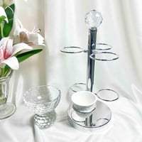 حامل فناجيل فضي