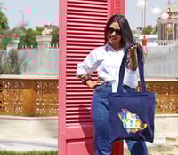 شنطة الظهر من القماش الفاخر