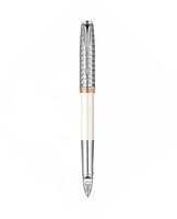 قلم باركر سونيت فيفث ميتال لؤلؤي حواف كروم