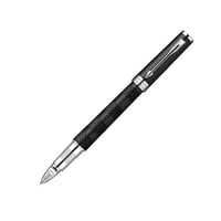 قلم باركر إنجينيوتي فيفث اسود ربر حواف كروم