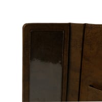 ملف جهاز التحكم جلد بني 11*23 سم