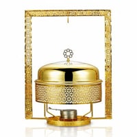 سخان بوفية غطاء تعليق زخرفة ذهبي