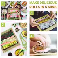 سوشي رول بامبو 24×24 سم