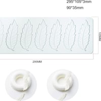 قالب سيلكون لتزيين الطبق