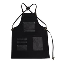 مريلة قماش متعددة الاستخداملت اسود 90001