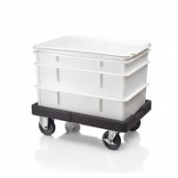 عربة نقل صناديق العجين 68.5x48x9 سم