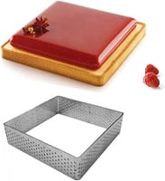 حلقة تقطيع 7×7×2 سم استيل مربع