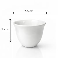 فنجان قهوة عربي بورسلين طقم 12