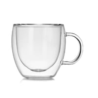 طقم اكواب شاي 6 حبه مع الصحن 250 ملي