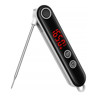 مقياس الحرارة فائقة السرعة قراءة 2-3 ثانية مغناطيس