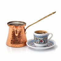 جزوة ركوة كنكة قهوة يد نحاس هندي