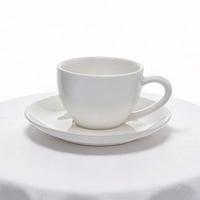 كوب شاي مع الصحن / طقم 6 حبات