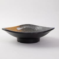 صحن تقديم ميلامين ملون بيضاوي 24.5 سم