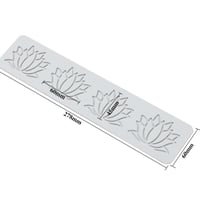 قالب سيلكون لتزيين الطبق 3*60*278 ملم