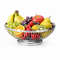 سلة فاكهة استيل