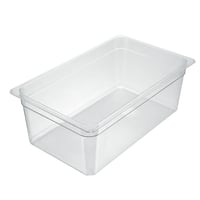 حوض بلاستك شفاف 1/1 53x32.5 سم