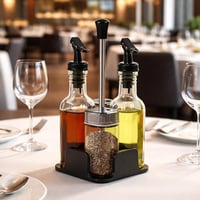 طقم ملاحة و مزيتة 4 قطع مع حامل