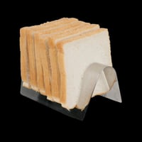 حامل خبز التوست استيل 6 خانات