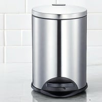 سلة مهملات استيل غطاء هيدرولك