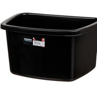 صندوق بلاستيك أسود للعربة 34x25x18 سم