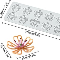 قالب سيلكون لتزيين الطبق