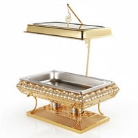 سخان بوفيه غطاء تعليق 1/1 9 لتر زخرفه ذهبي