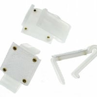 كلبسات طاولة بلاستيك لتثبيت القماش 12 قطعة - كبير