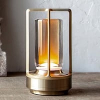 انارة باللمس طاولة ذهبي