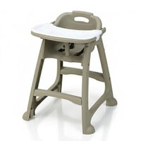 كرسي اطفال بعجلات مع طاولة متحركة