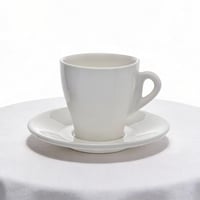 كوب قهوة اسبريسو مع الصحن 80 مل - طقم 6 حبات