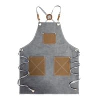 مريلة قماش متعددة الاستخداملت رمادي 90002