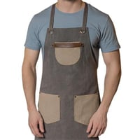 مريلة قماش متعددة الاستخداملت رمادي 90009