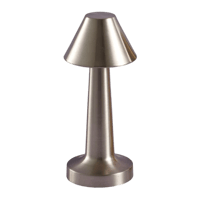 انارة باللمس طاولة فضي