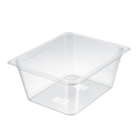 حوض بلاستك شفاف 1/2 32.5x26.5 سم