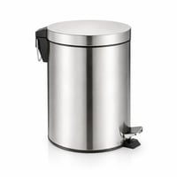 سلة مهملات استيل دعسة