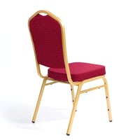 كرسي مناسبات احمر حديد