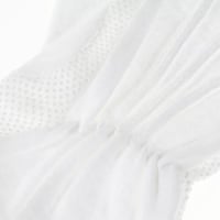 قفاز قطن مع نقاط مطاط مقاس 10