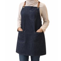 مريلة قماش متعددة الاستخداملت ازرق غامق 90013