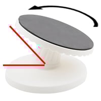 قاعدة تزيين الكيك دوار بلاستيك