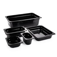 حوض بلاستك اسود 1/2 32.5x26.5 سم