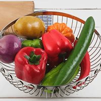 سلة فاكهة استيل