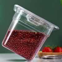 حوض غطاء 1/2 بلاستك شفاف 32.5x26.5 سم