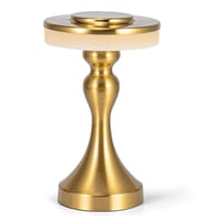 انارة باللمس طاولة ذهبي
