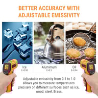 مقياس حرارة الطعام ليزر