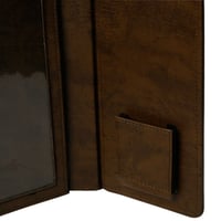 ملف جهاز التحكم جلد بني 11*23 سم