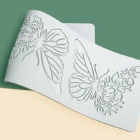 قالب سيلكون لتزيين الطبق 3*90*281 ملم