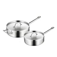 قدر طبخ ستانلس ستيل مع الغطاء