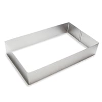 قالب كيك استيل مستطيل