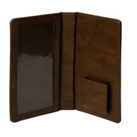 ملف جهاز التحكم جلد بني 11*23 سم